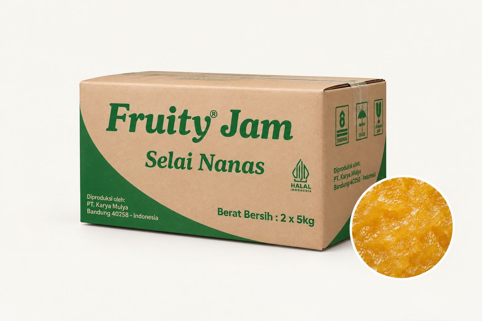 Fruity Jam Pineapple - Selai Buah Royal