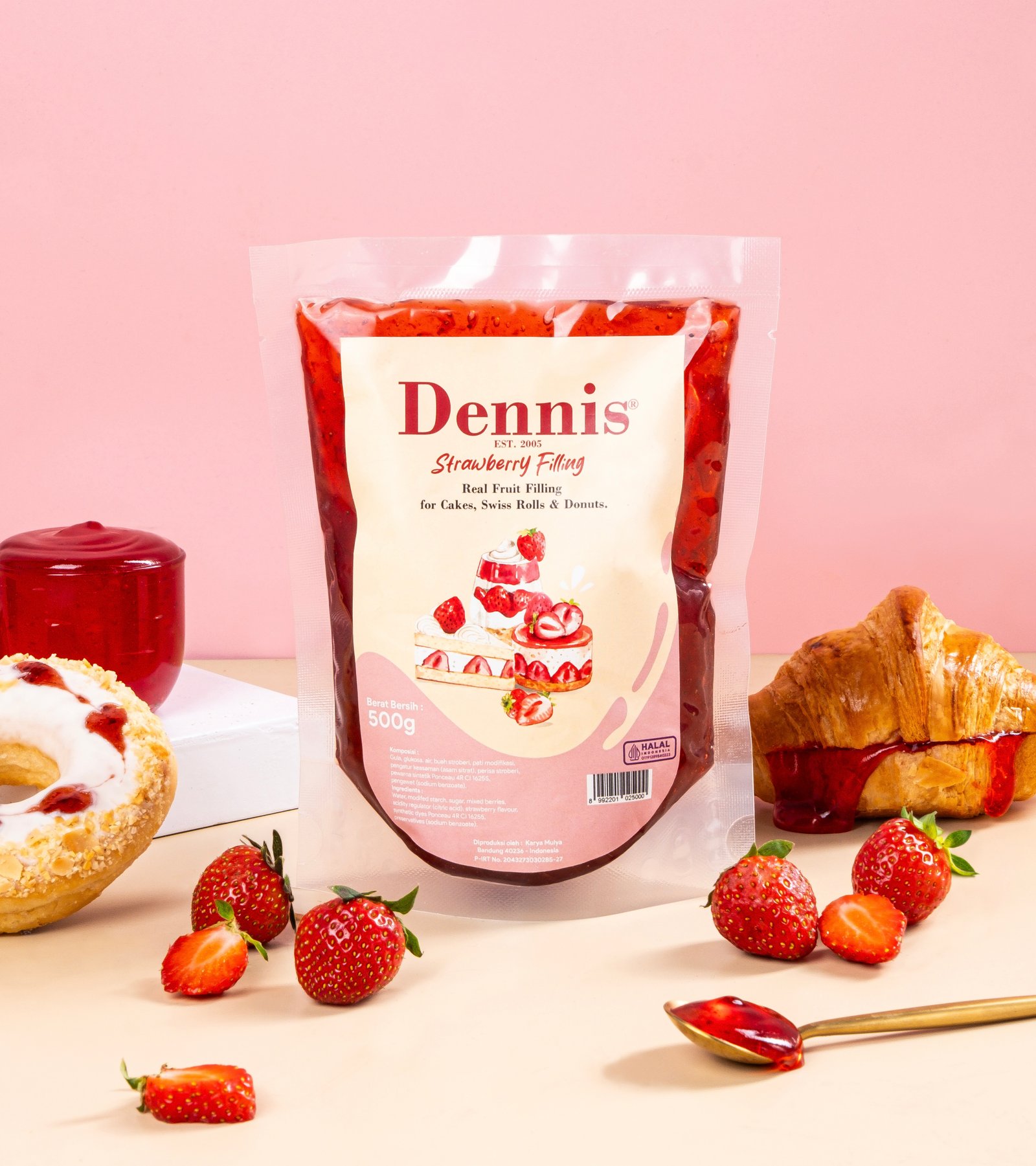 Dennis Strawberry fruit Filling