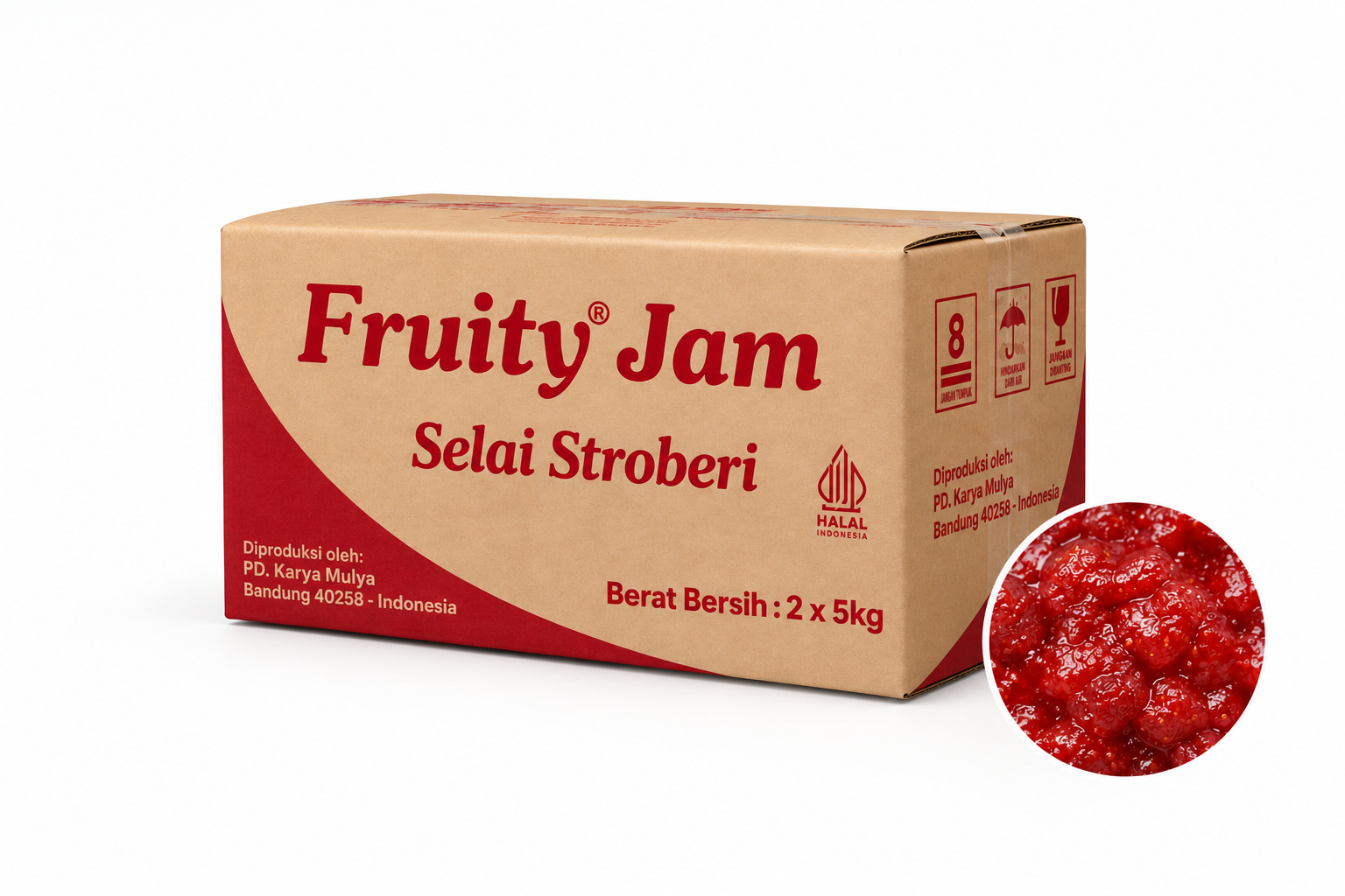 Fruity Jam Strawberry  - Selai Buah Royal